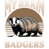 Funny Animal Badger
