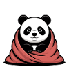 Panda Cuddle Dream Under Blanket