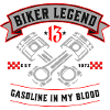 Biker Legend Gasoline Blood