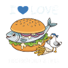Fischbrötchen Burger Nordsee Humor