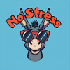 No Stress Donkey Red Glasses