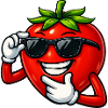 Cool Cartoon Tomato Comic Vegetable Fun