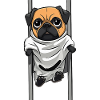 Pug Ghost in the Sheet