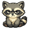 Bad Mood Raccoon – Finger weg
