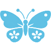 Butterfly blue