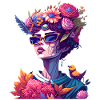 Blossom Queen in Neon
