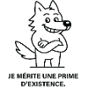 Prime d'existence du loup arrogant
