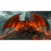 A Dragon Threatens Beowulf's Peaceful Kingdom