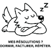 Loup Somnolent et Résolutions de Pause
