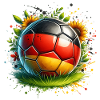Germany Football Ball Landscape