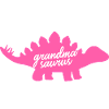 Grandmasaur Brachiosaurus Funny Dinosaur Design