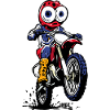 Mud Monster Moto Rider Motocross