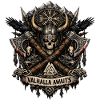 Valhalla Awaits Viking Crest