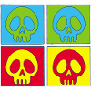 Skulls and four-colour printing
