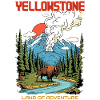 Yellowstone Nationalpark Eventyrets Land