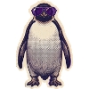 Penguin with sunglasses