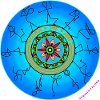Release the Vibe - Handgezeichnetes Mandala Art