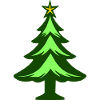 Simple Christmas Tree Graphic
