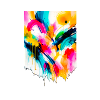 Bunte abstrakte Wirbel