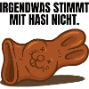 Hasi Ostern Schokohase lustig