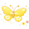 Butterfly yellow spring