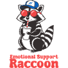 Emotionaler Waschbär