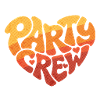 Party Crew Herz-Logo mit Gradient