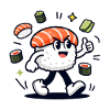 Chef sushi nigiri