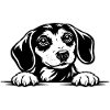 Dachshund with Paw Portrait