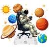 Astronaut Gaming Jeu Spatial Gamer