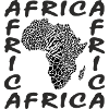 Afrique _continent_silhouette _wild_animal_skin_