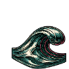 Japanese Retro Wave Ocean