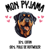 Pyjama Chien Rottweiler Drôle 