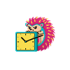 Igel Zeitumstellung Uhr