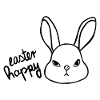 Sarcastic Easter Bunny - Easter Happy Bunny