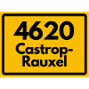 ANCIEN CODE POSTAL RETRO 4620 CASTROP-RAUXEL