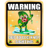 Funny Skiing Cucumber