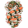 Dragon Sushi Coil