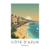 Côte d’Azur Riviera Sommerstrand