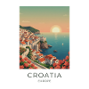 Croatian Coastal Idyll Sunset