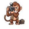 Adventure Monkey with Camera