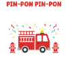 13 ans Anniversaire Camion Pompier
