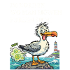 Norddeutscher Humor Spruch Möwe