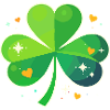 St Patrick's Day Party Shamrock Lucky