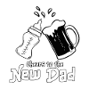 New Dad Cheers Bottle Mug