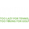 Pickleball-spiller for doven til tennis-pickleball