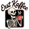 First Coffee Skeleton