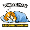 Today’s Plan: Absolutely Nothing Dog