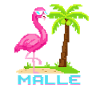 Malle Party Crew Flamingo
