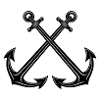 Crossed anchors